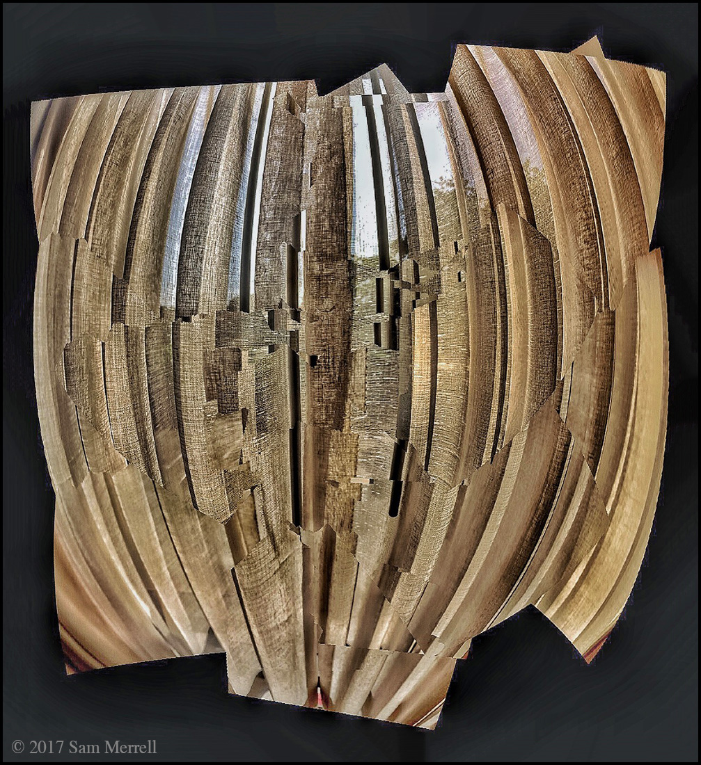 computer composite image of vertical window blinds